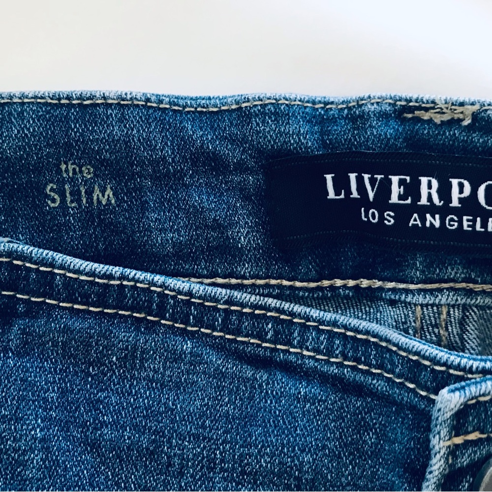 Liverpool The Slim Stretch Pull On Jeans Size 12/31 Love the Feel Feel the Love - Picture 10 of 15